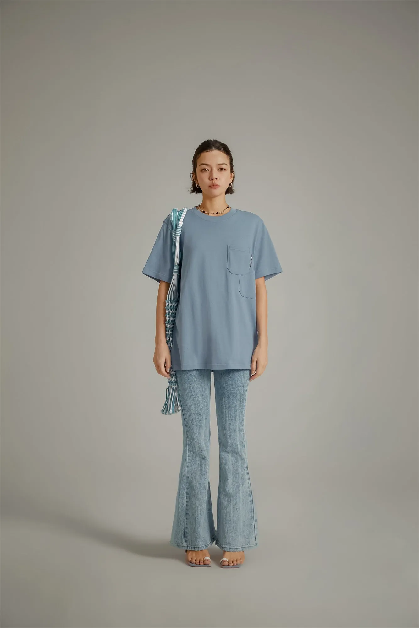 Front Pocket Oversized T-Shirt