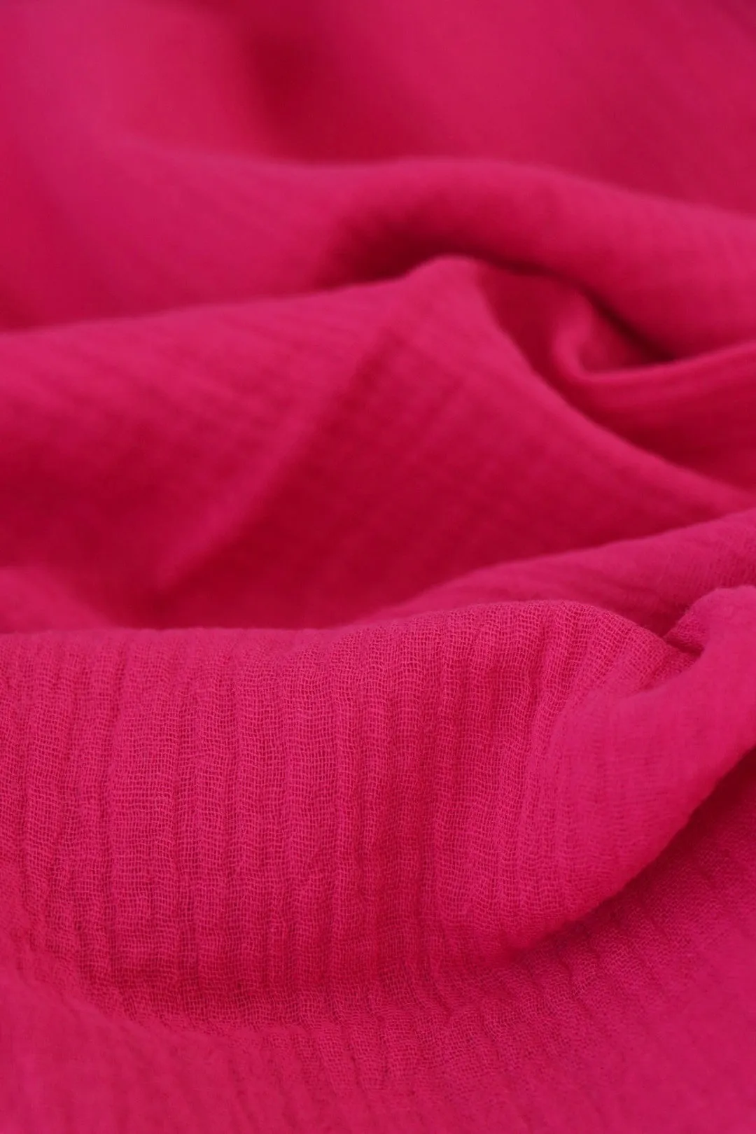Fuchsia Cotton Double Gauze