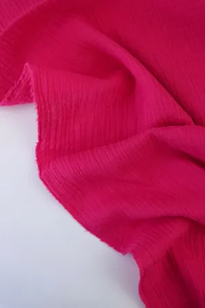 Fuchsia Cotton Double Gauze