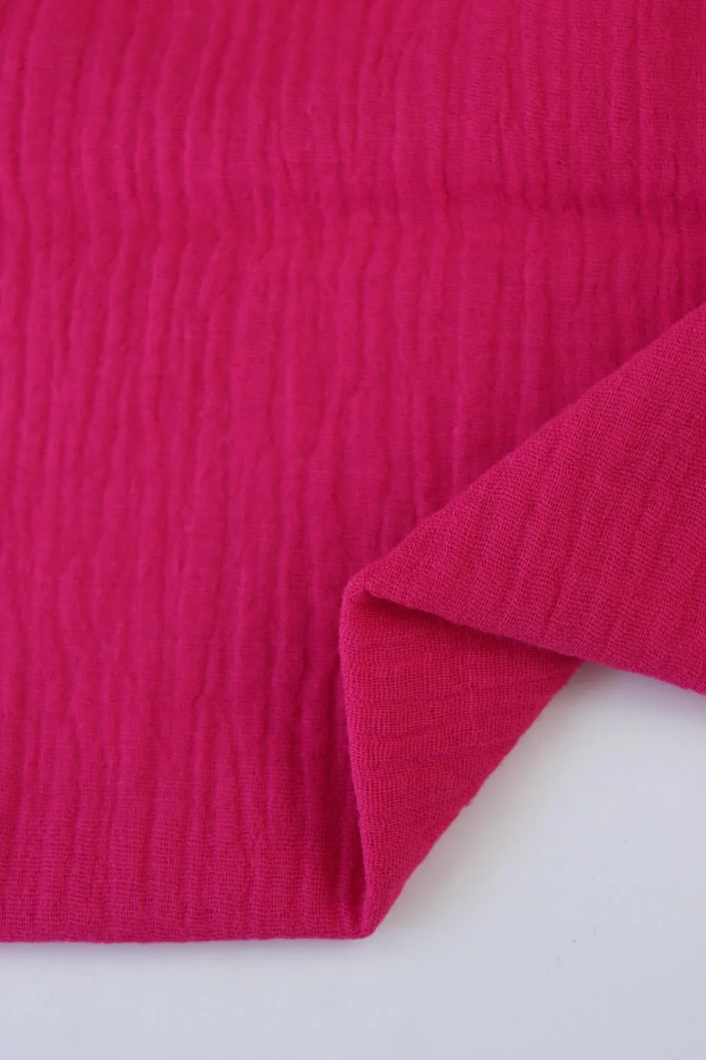 Fuchsia Cotton Double Gauze