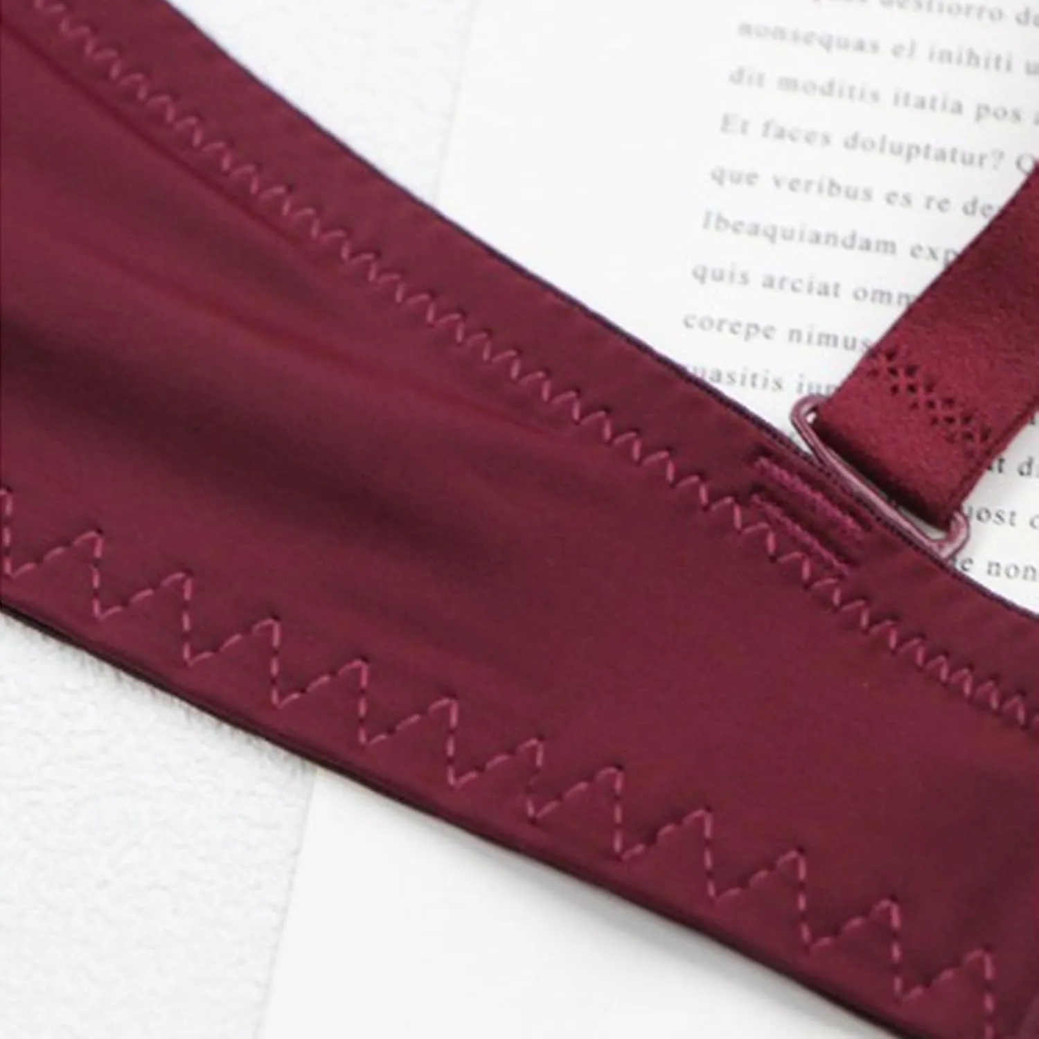 Full Lace Sexy Fashion Lingerie Large Size Bra Removable Double Shoulder Straps Back Women Bras