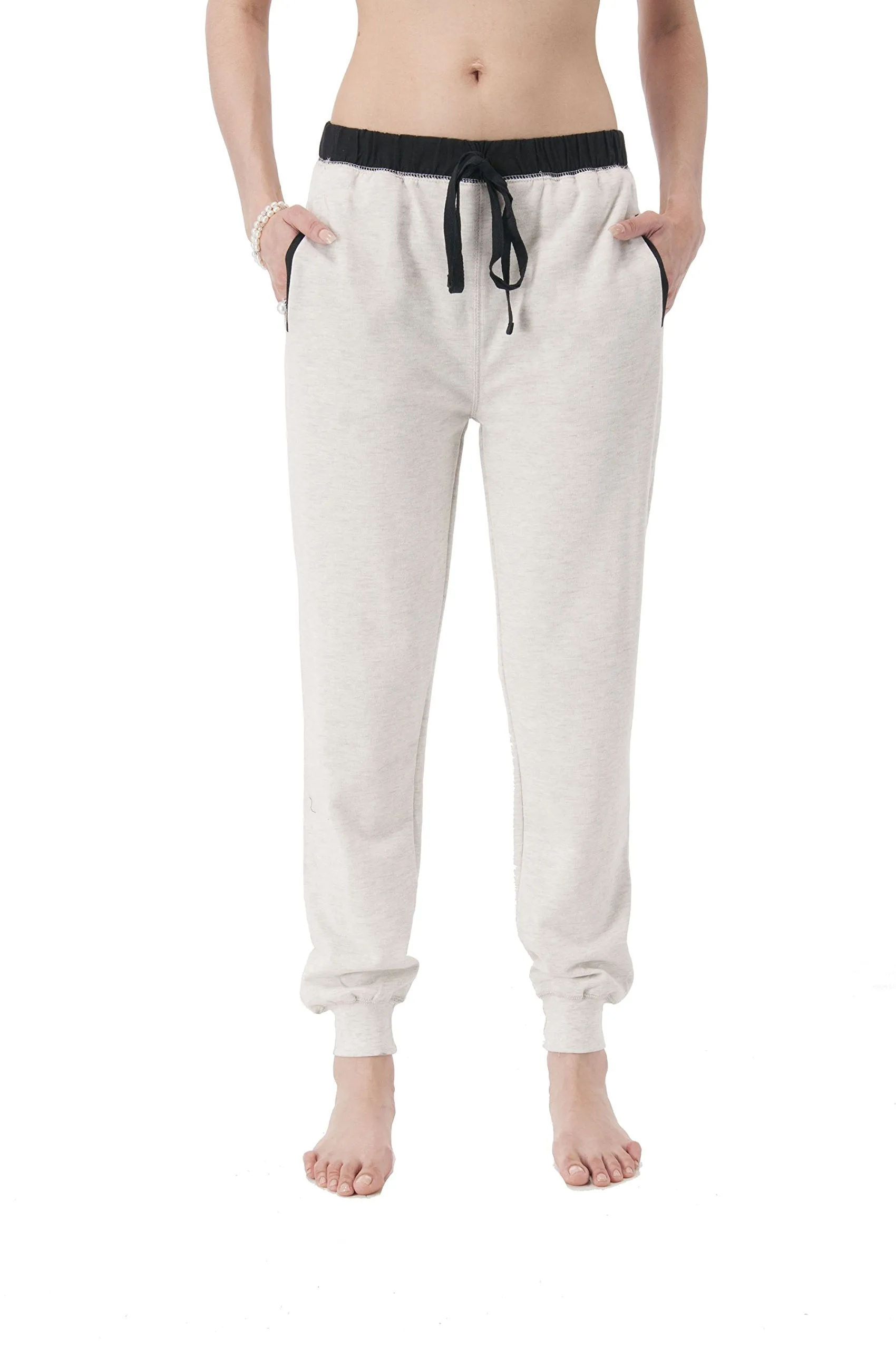 Full length french terry jogger with front pockets