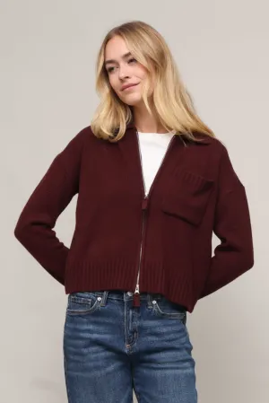 FadeResistant Finish Vintage Shirt Full Zip Sweater