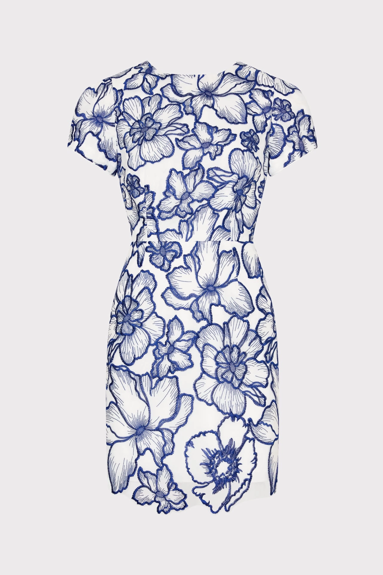 Kyla Floral Garden Embroidered Dress Form Flow