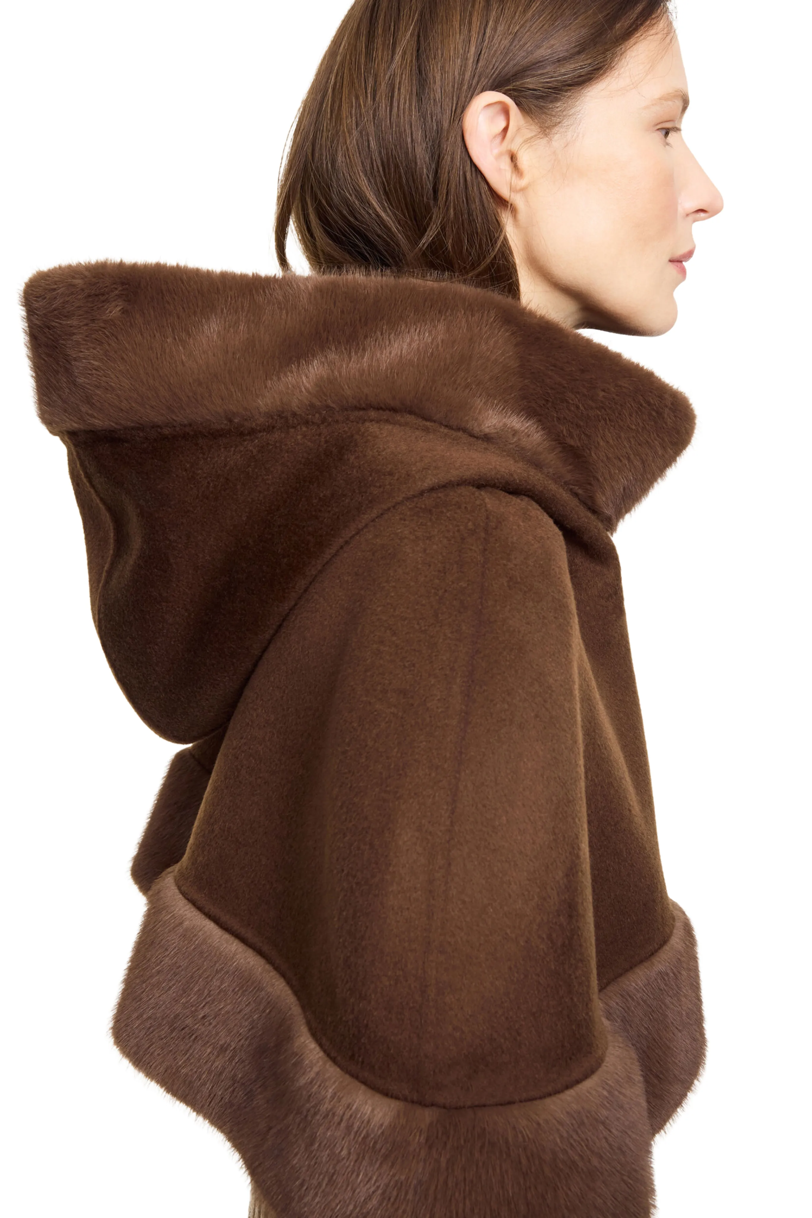 Marta Hood in Brown Everyday Comfort GarmentWashed Softness