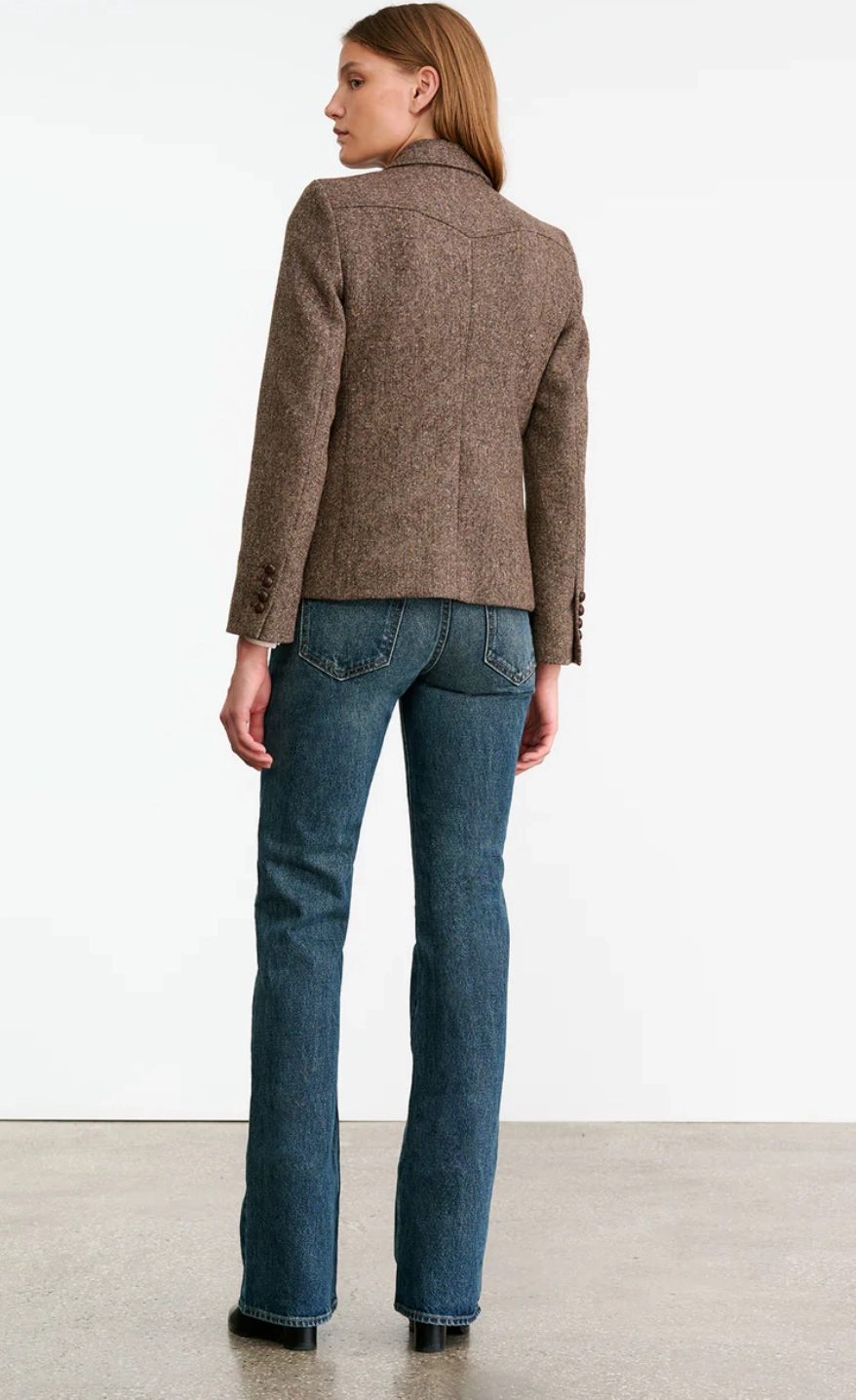 Cold Day Wear Lyon Jacket in Brown Donegal