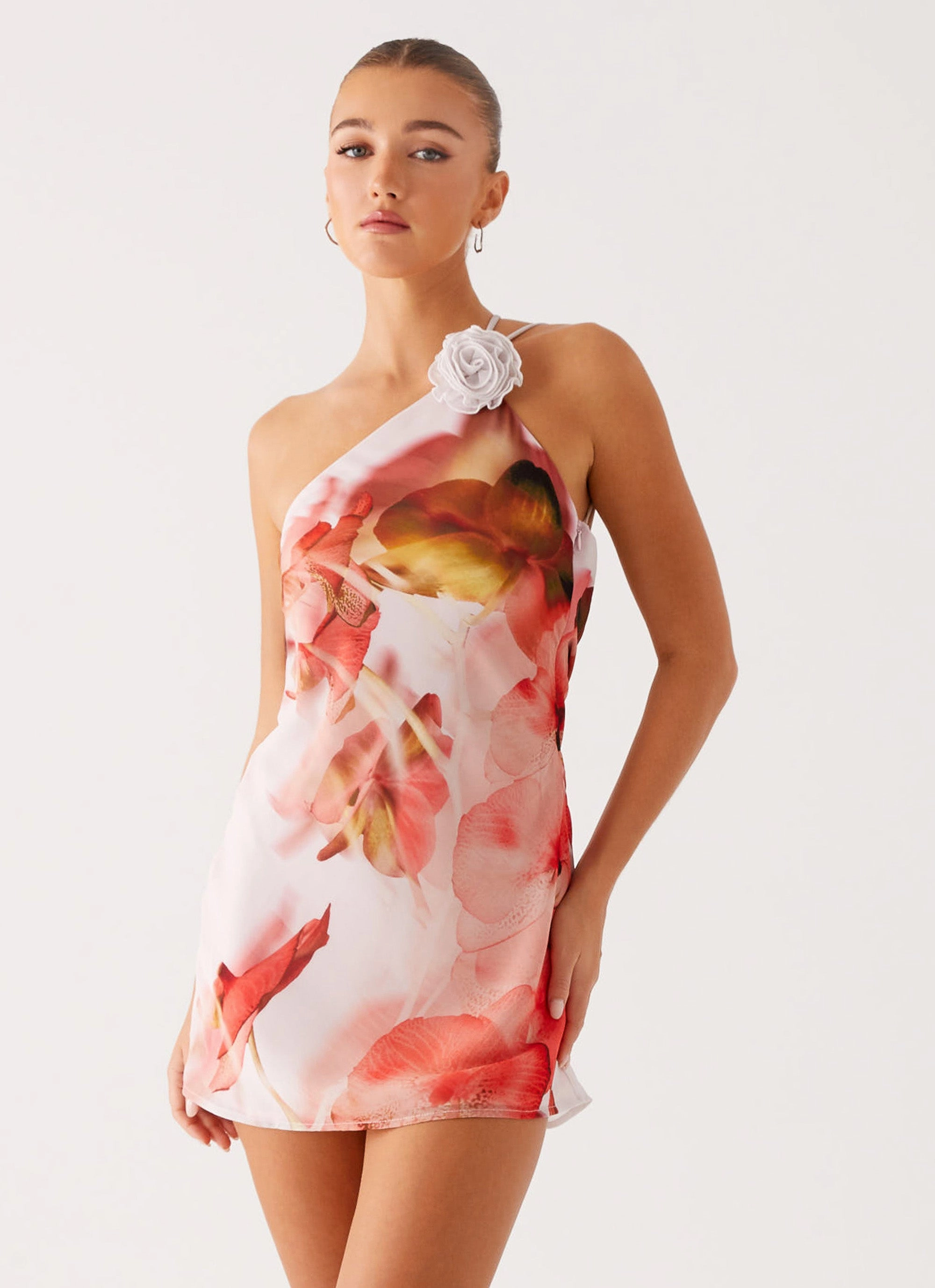 Kia Mini Dress - Peach Rose Soft Touch