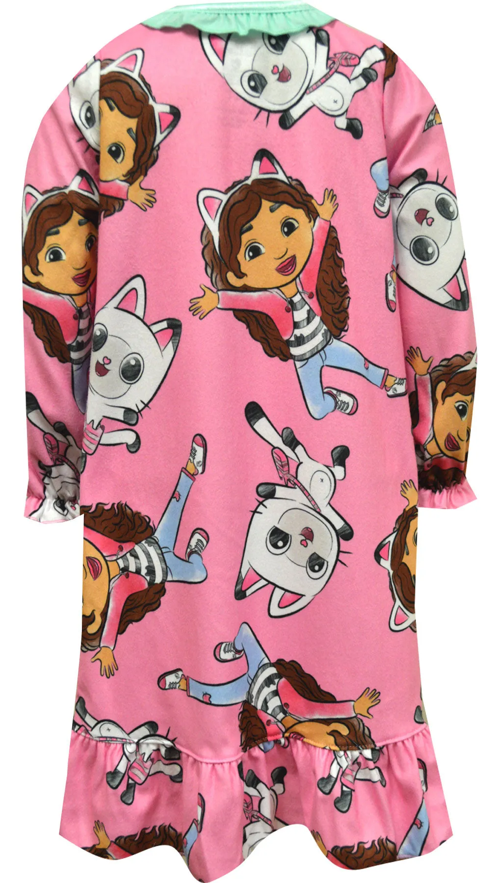 Gabby's Dollhouse Flannel Traditional Toddler Nightgown