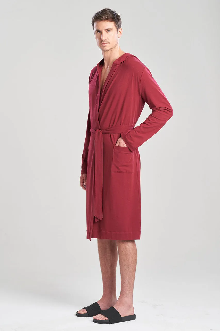Galen Cotton Modal Hooded Robe