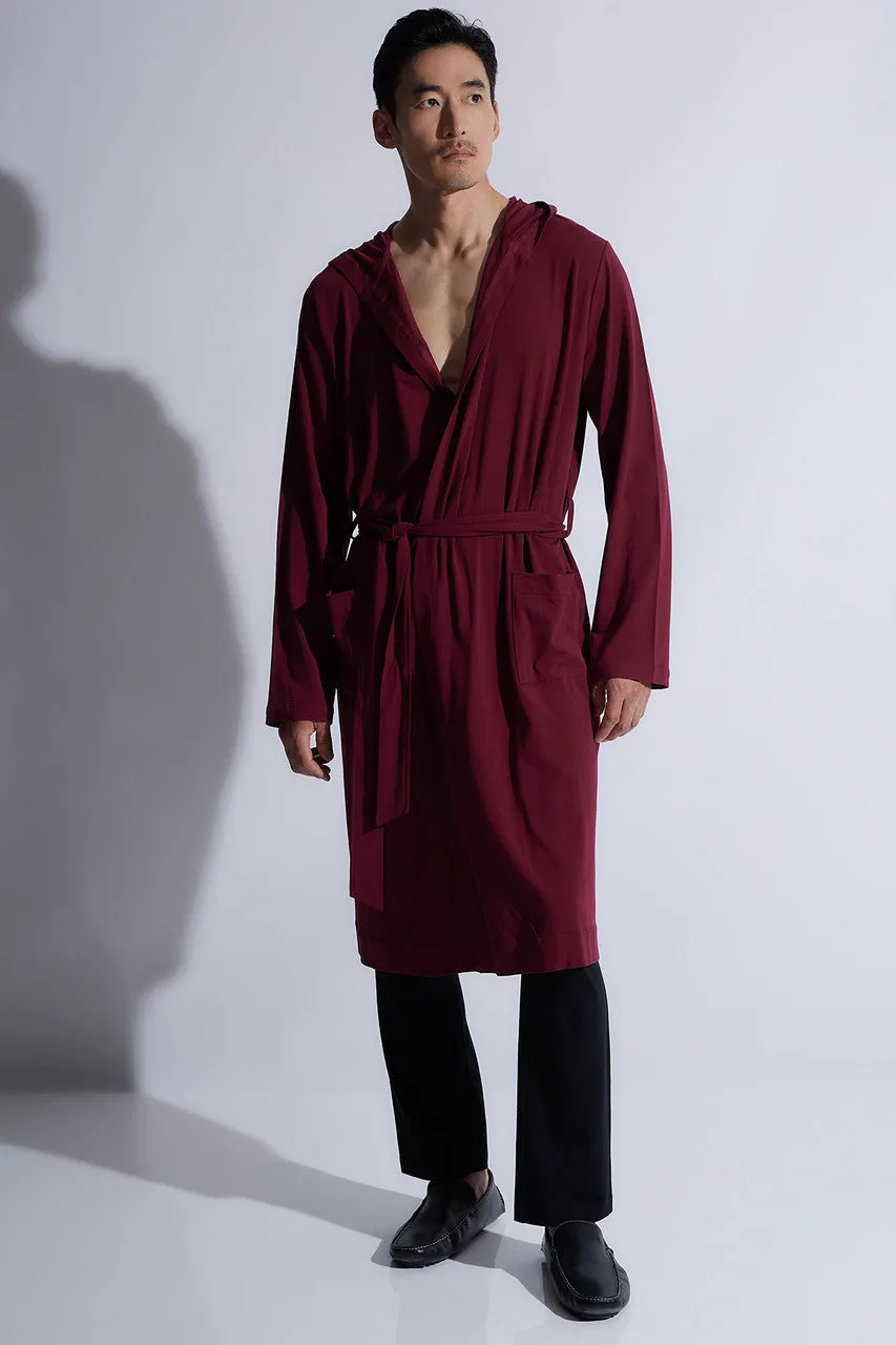 Galen Cotton Modal Hooded Robe