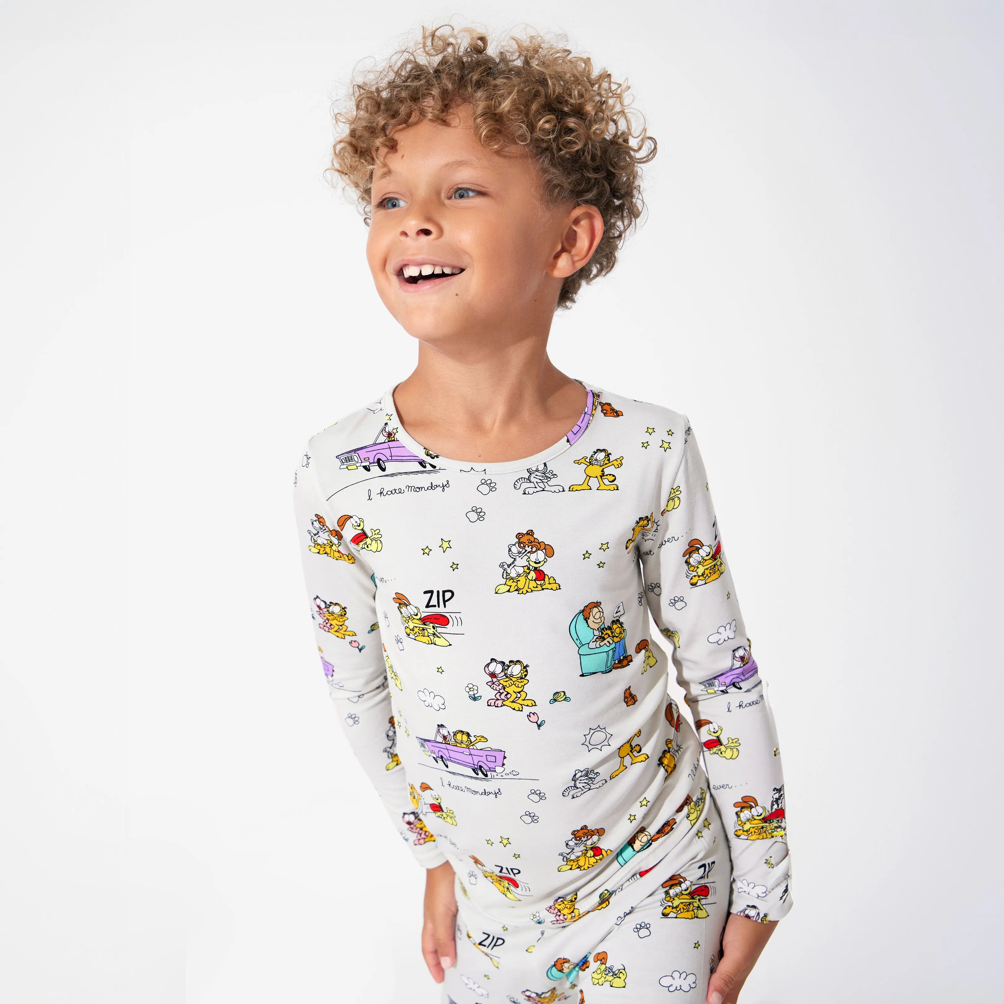 Garfield & Friends Bamboo Kids Pajamas