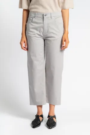 Built For Life Garment Dyed Silky Cotton Cropped Slouchy Cargo