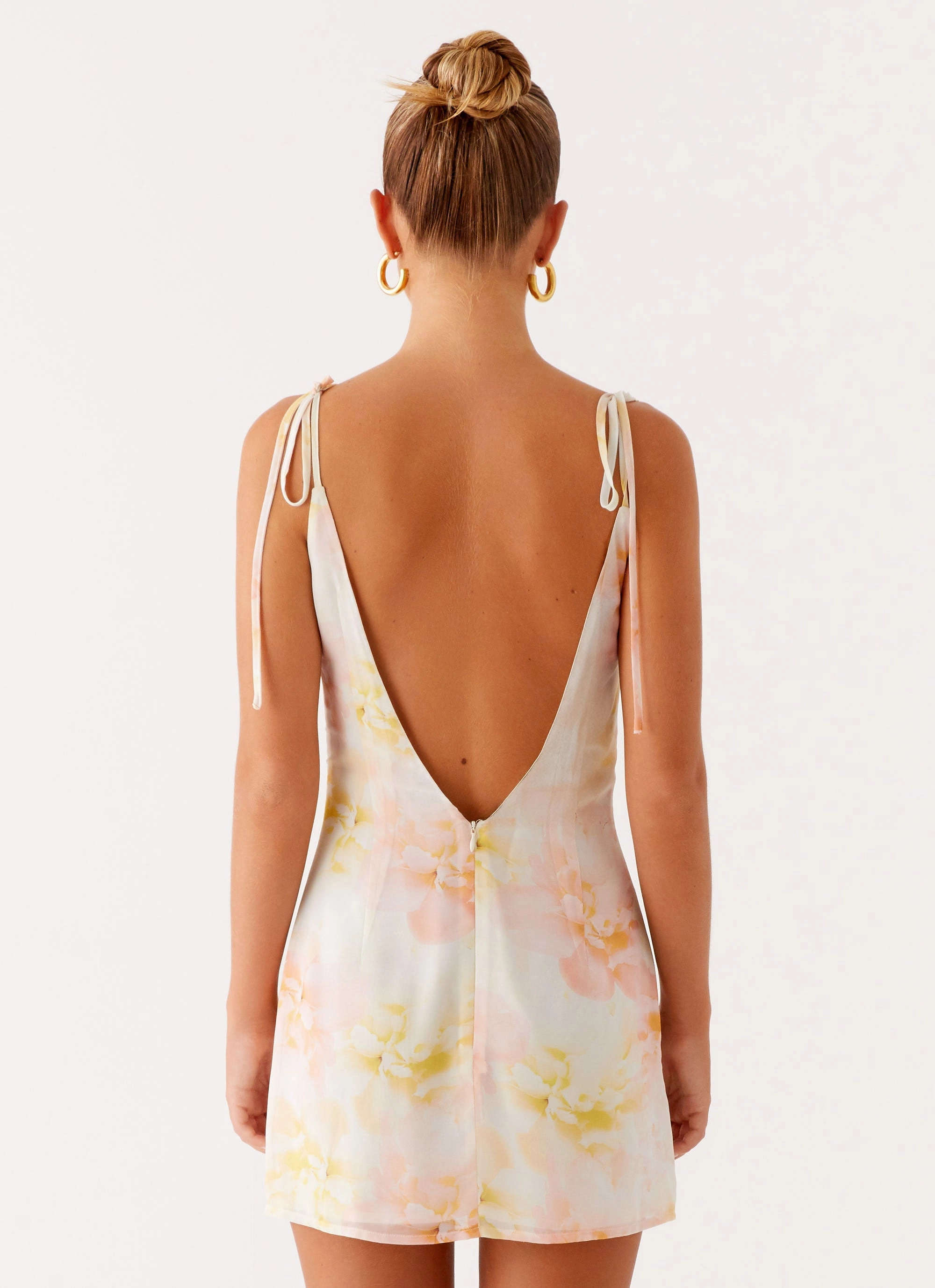 Alden Mini Dress - Floral Print Seamless construction Smooth Finish