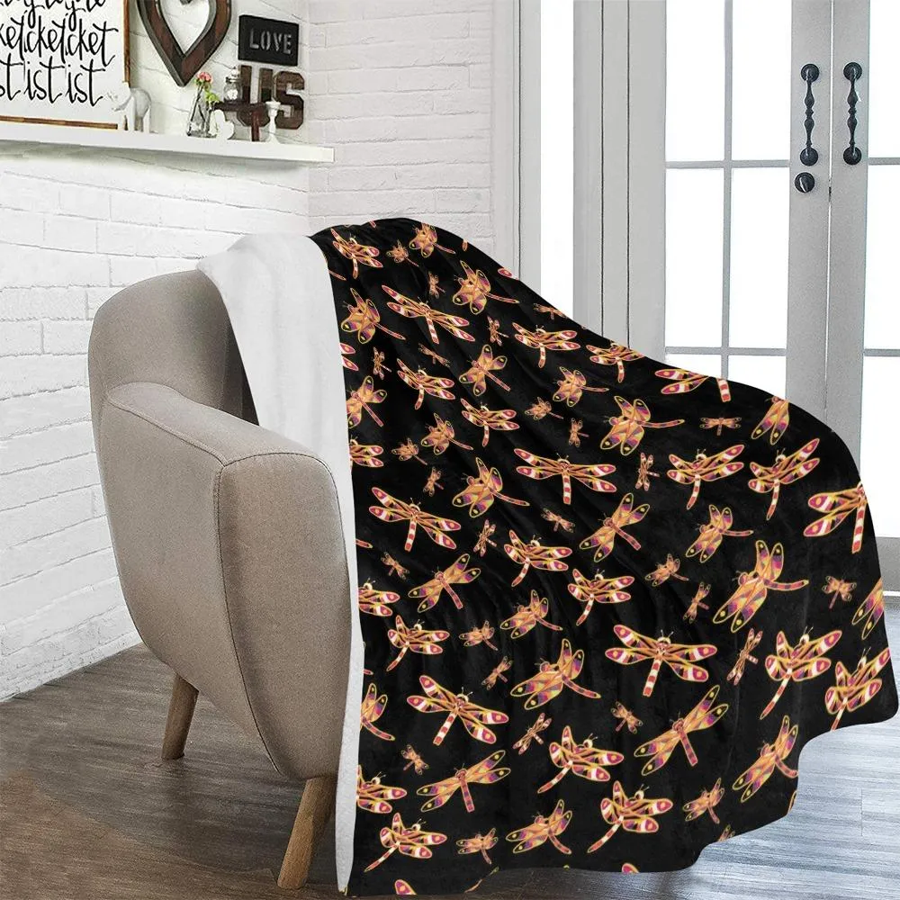 Gathering Yellow Black Ultra-Soft Micro Fleece Blanket 60"x80"