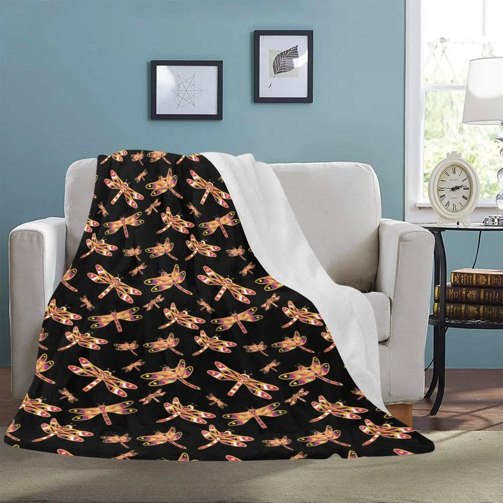 Gathering Yellow Black Ultra-Soft Micro Fleece Blanket 60"x80"