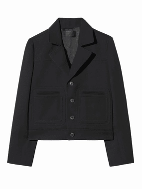 Georgy Jacket in Black Seam Sealed Construction