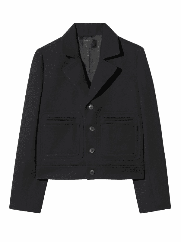 Georgy Jacket in Black Seam Sealed Construction