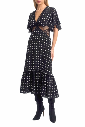 Morning Wear Chic and Flattering Gia Dress with Lace