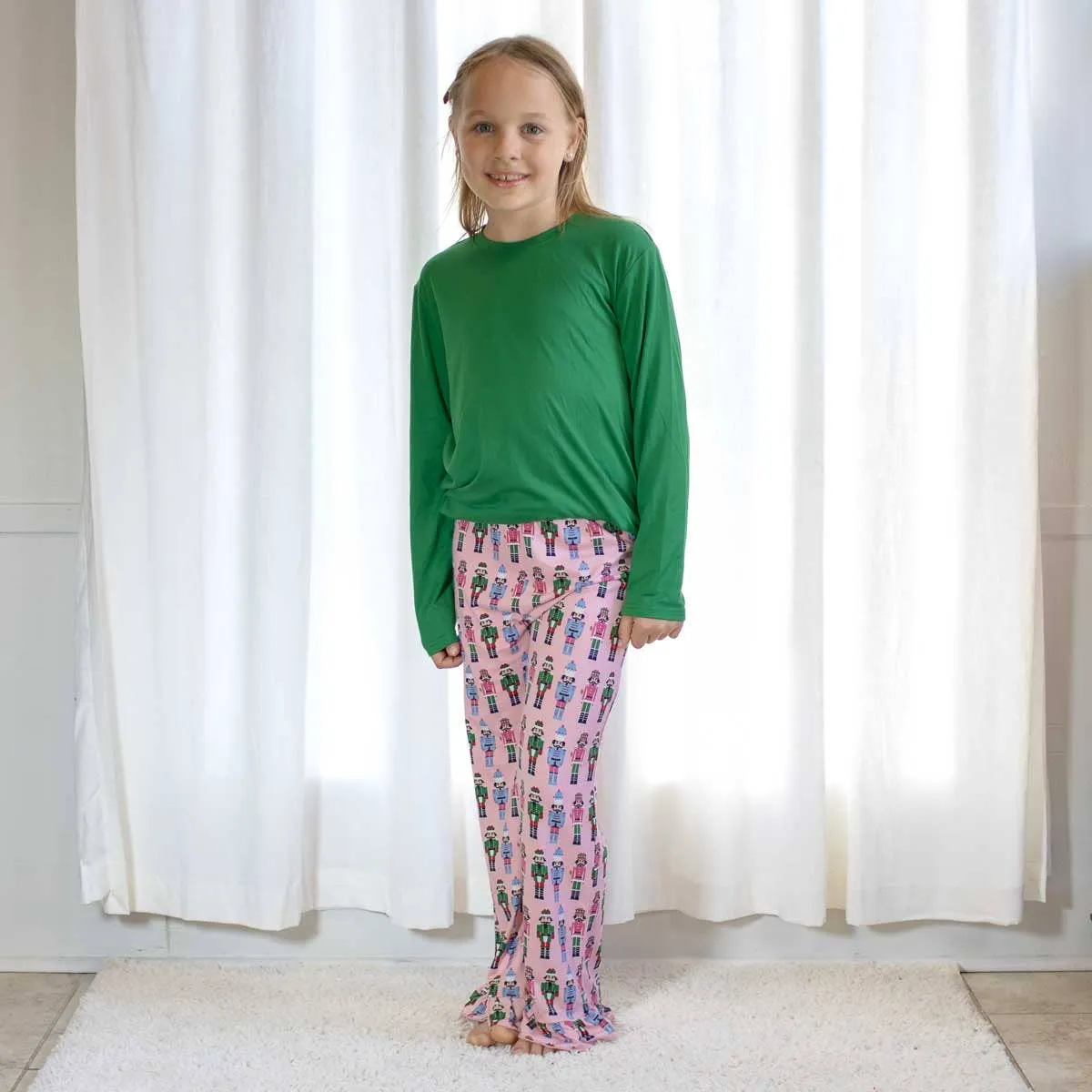Girl's Nutcracker Ruffle Sleep Pants Small (6-7)
