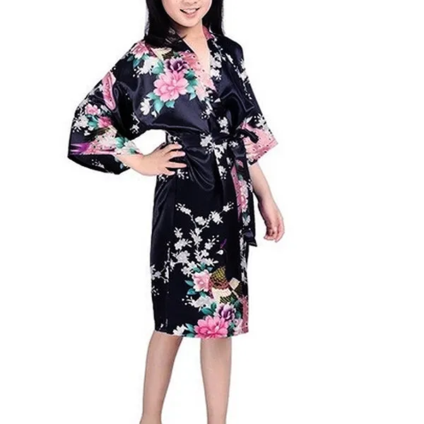 Girls Robes, Floral, Sizes 2T-14, Flower Girl Robes, Spa Party