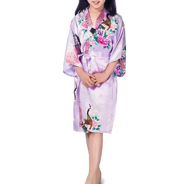 Girls Robes, Floral, Sizes 2T-14, Flower Girl Robes, Spa Party
