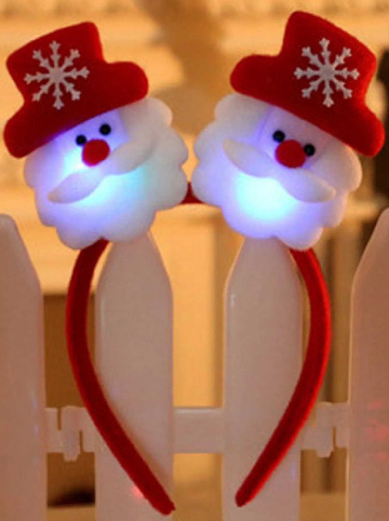 Girls Twinkle All The Way Holiday Themed Light Up Headband