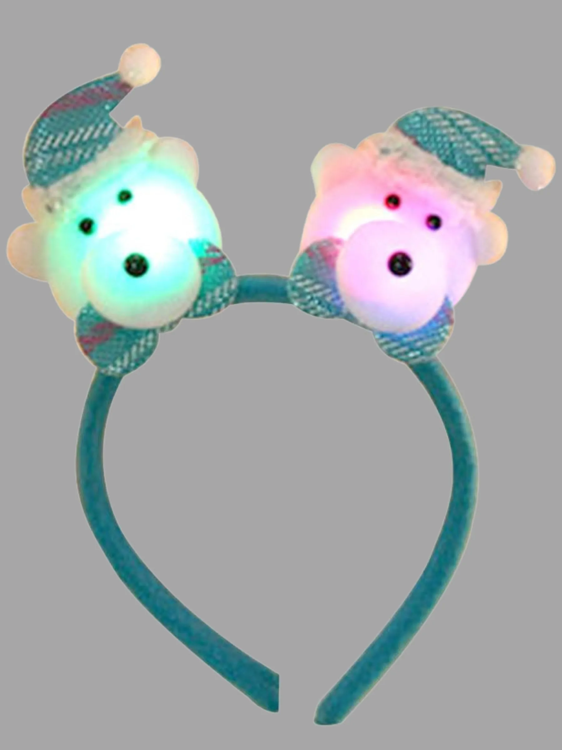 Girls Twinkle All The Way Holiday Themed Light Up Headband