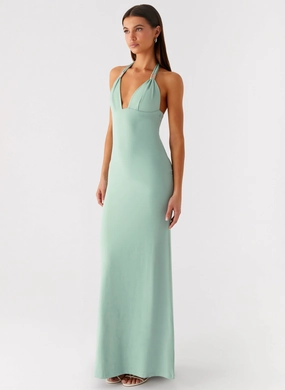 Active Moments Fern Valley Maxi Dress - Sage