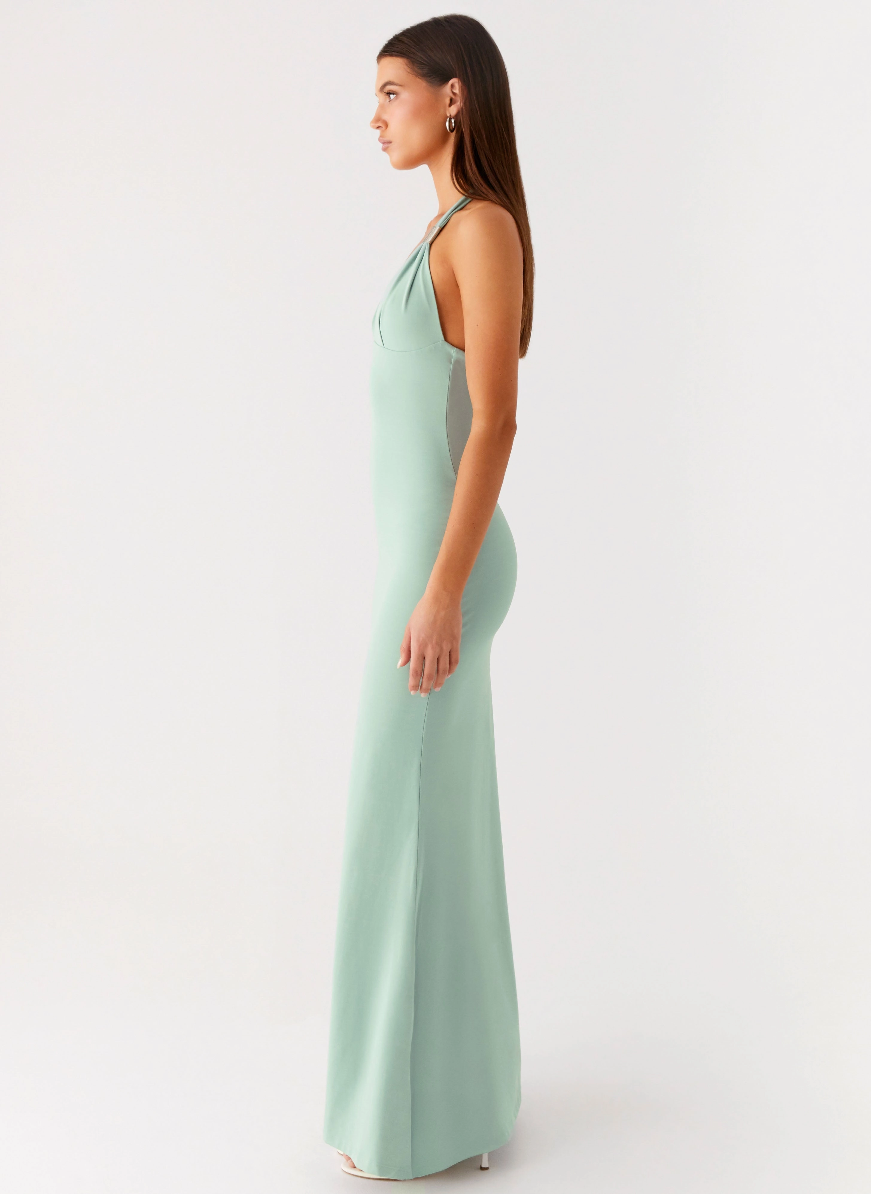 Eco Friendly Fern Valley Maxi Dress - Sage