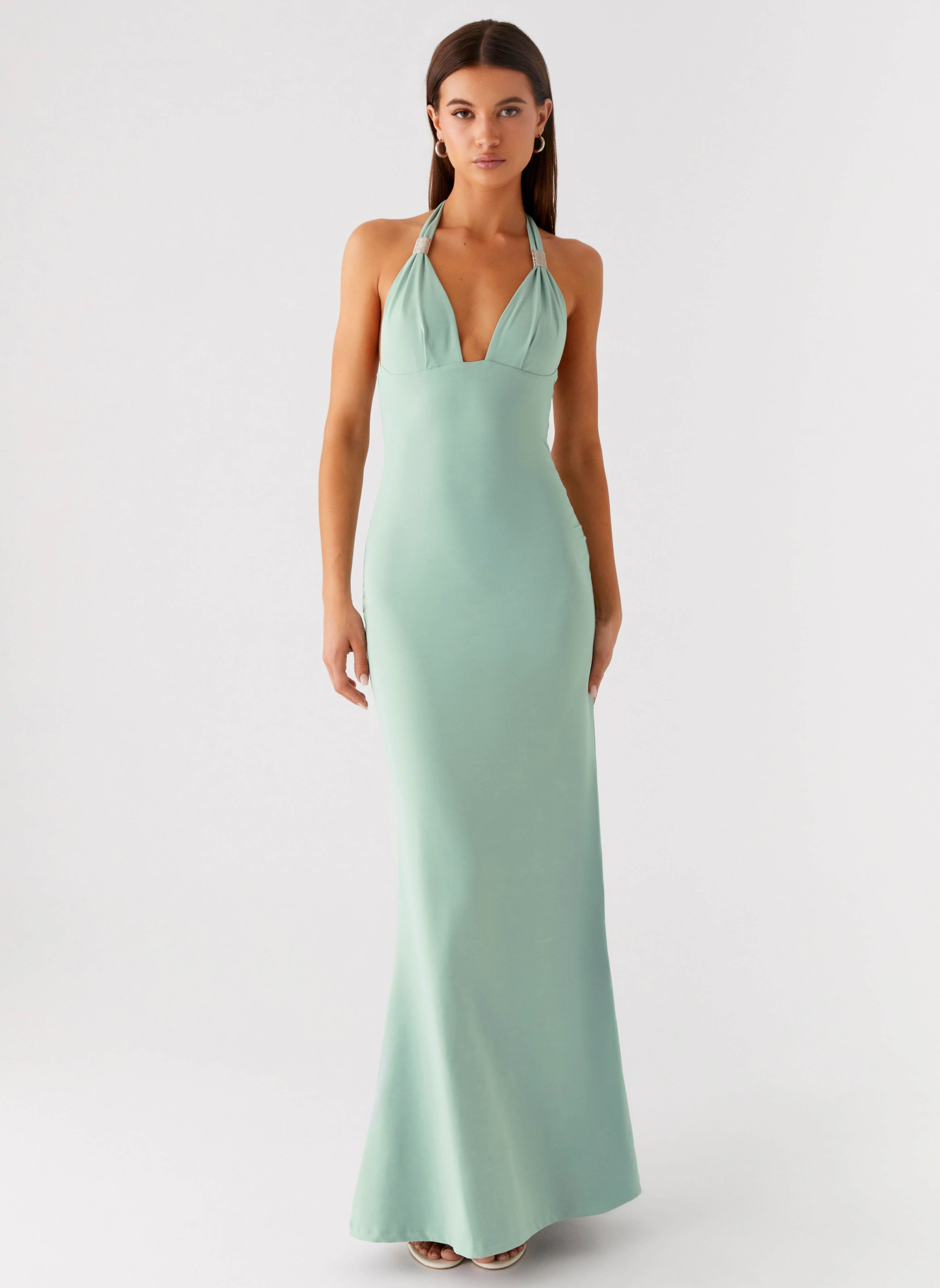 Fern Valley Maxi Dress - Sage Fall Ready