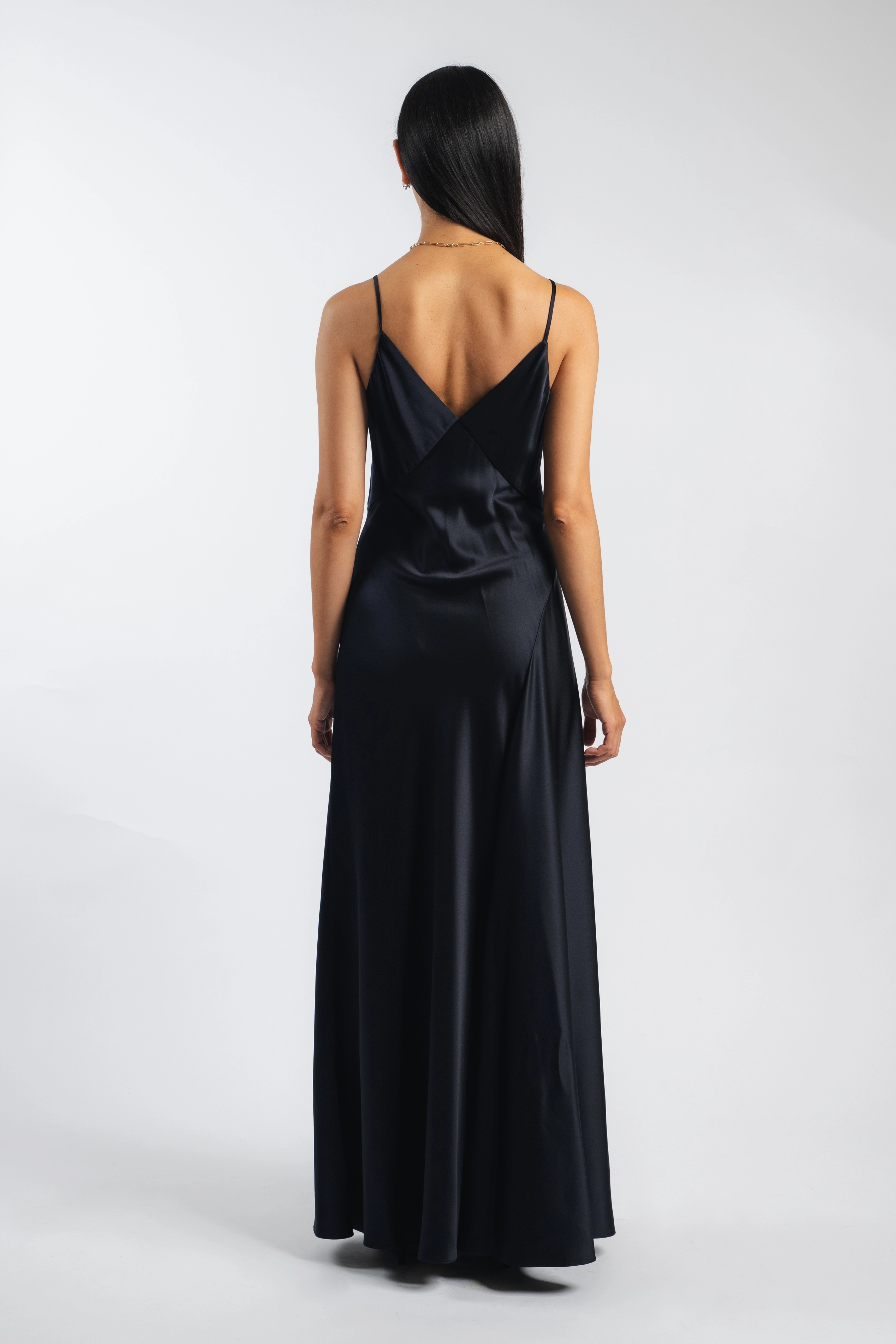 Grace Slip Dress in Navy Chic and Cozy Wear