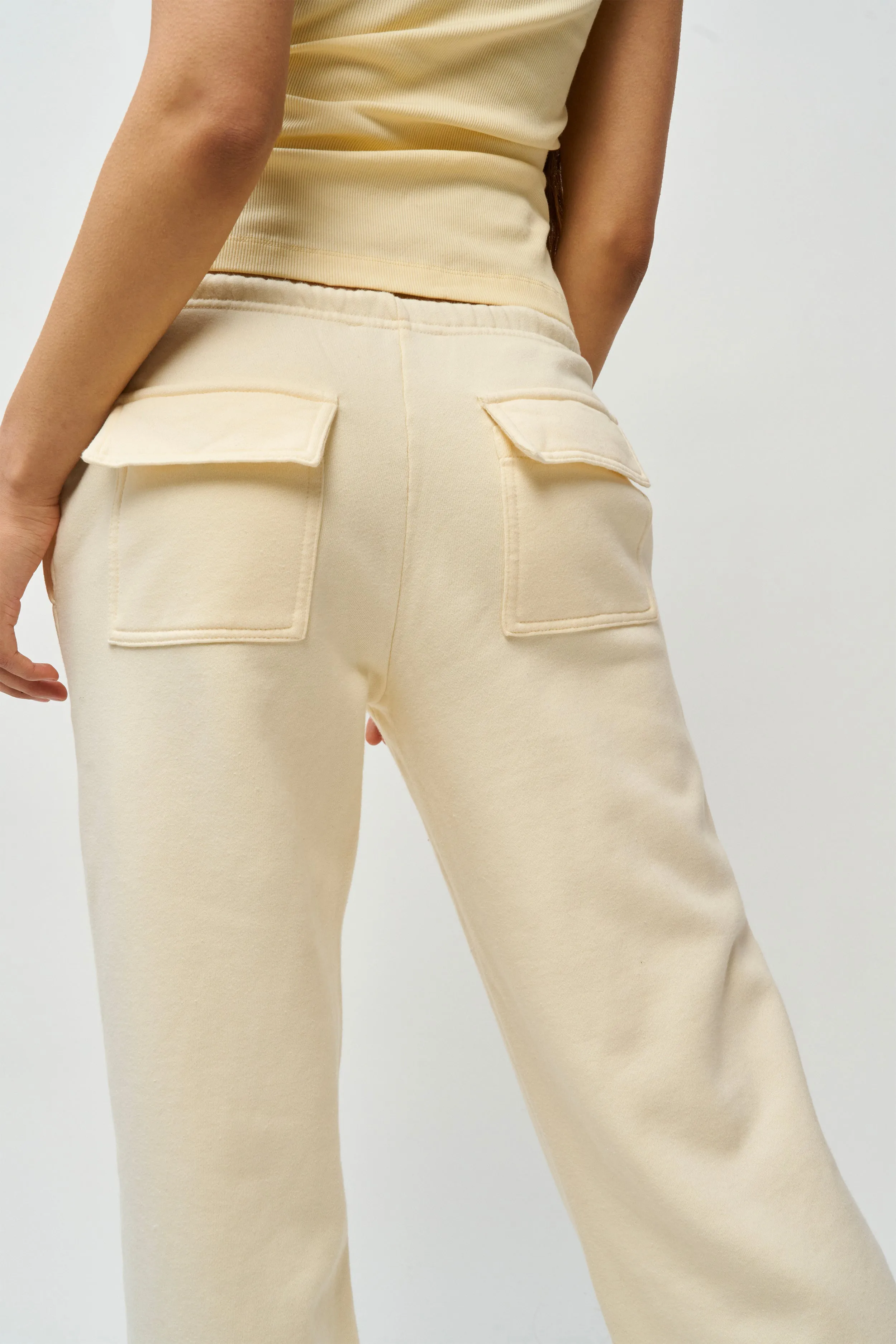 ElasticWaist Drawstring Fleece Pant