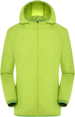 GOKKILRW Womens Packable Rain Jacket Lightweight Waterproof Hooded Raincoat Outdoor Cycling Bike Camp Jacket Windbreaker
