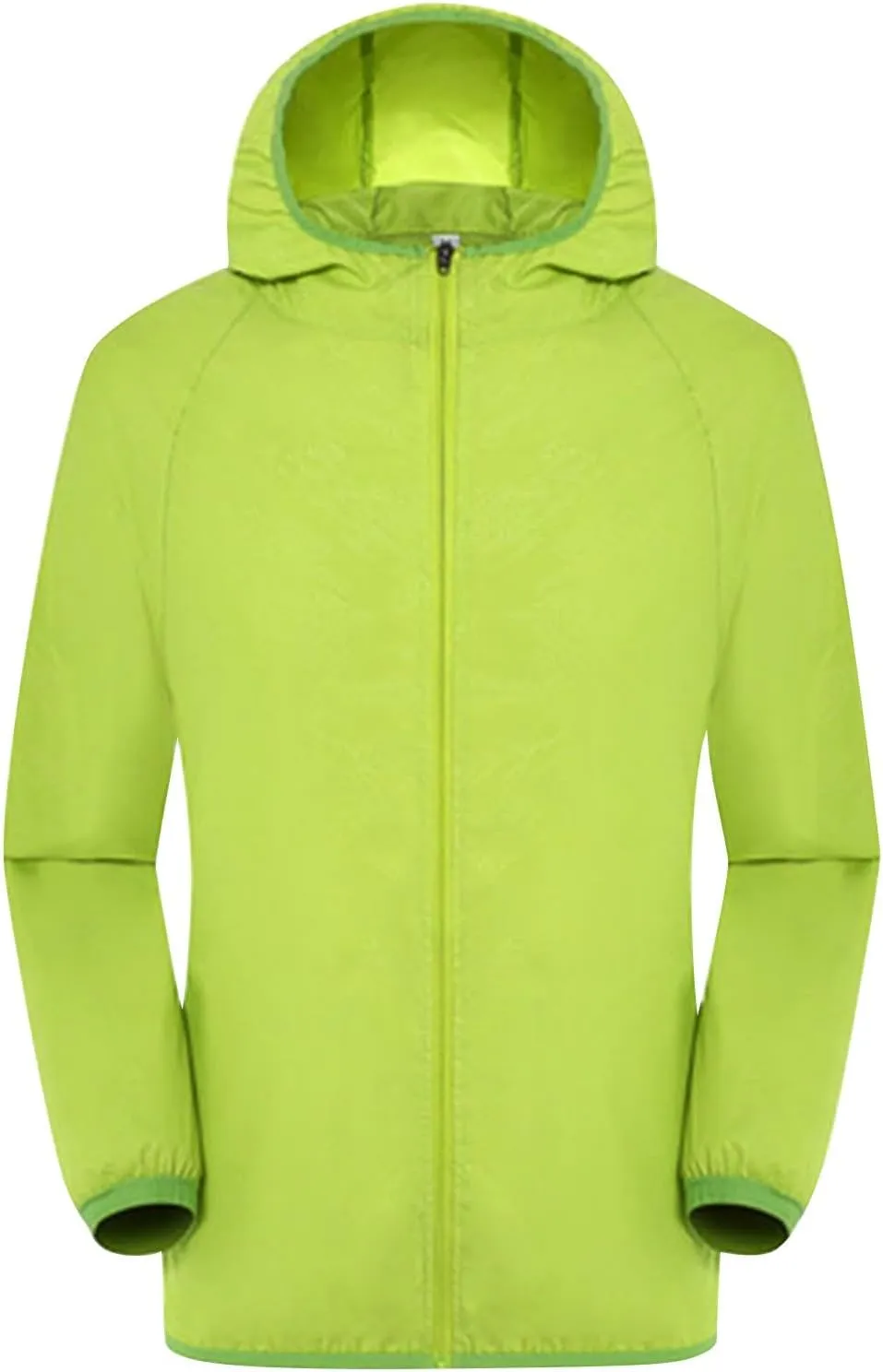 GOKKILRW Womens Packable Rain Jacket Lightweight Waterproof Hooded Raincoat Outdoor Cycling Bike Camp Jacket Windbreaker