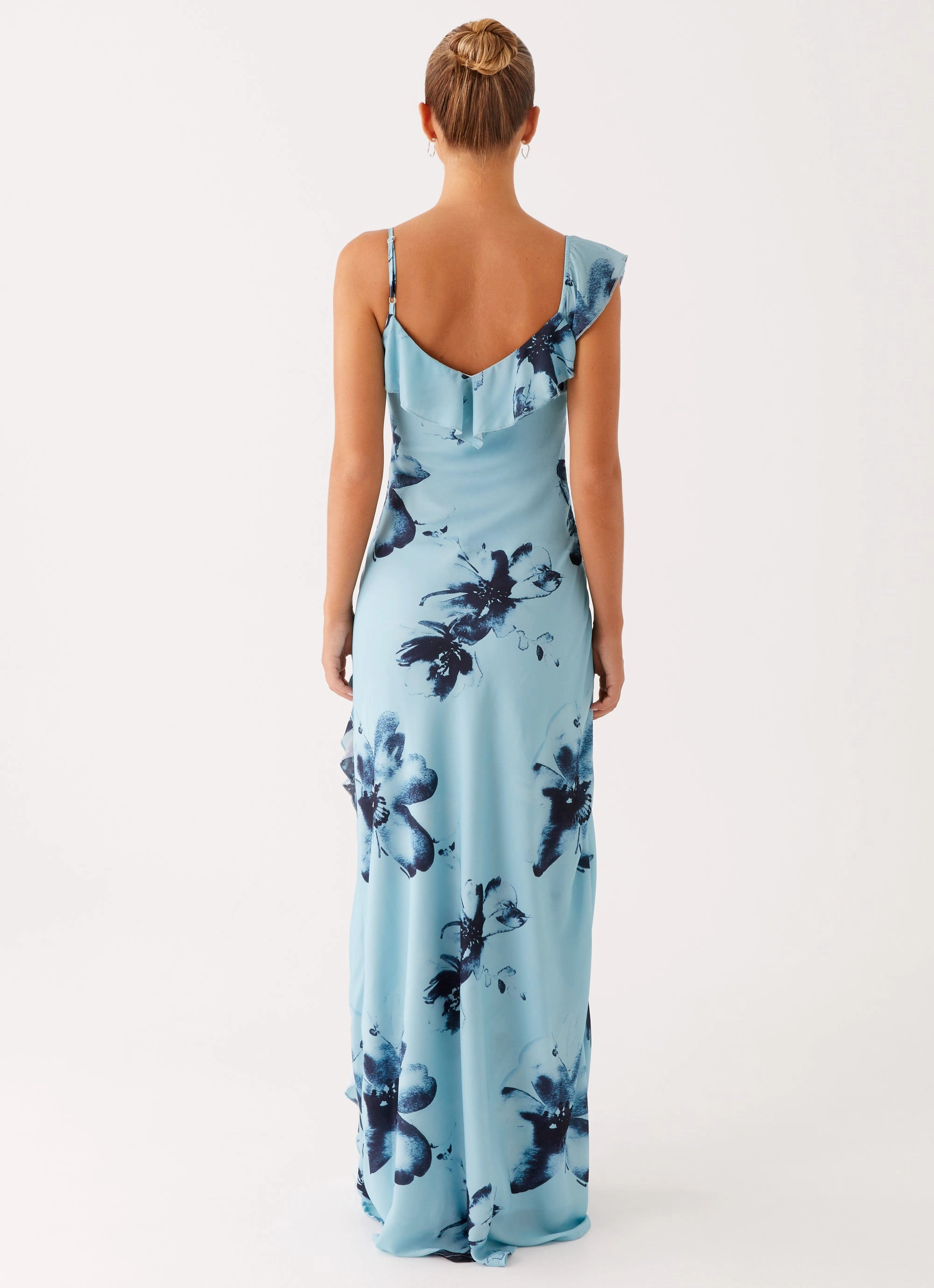 Goldsmith Maxi Dress - Blue Black Floral Year Round