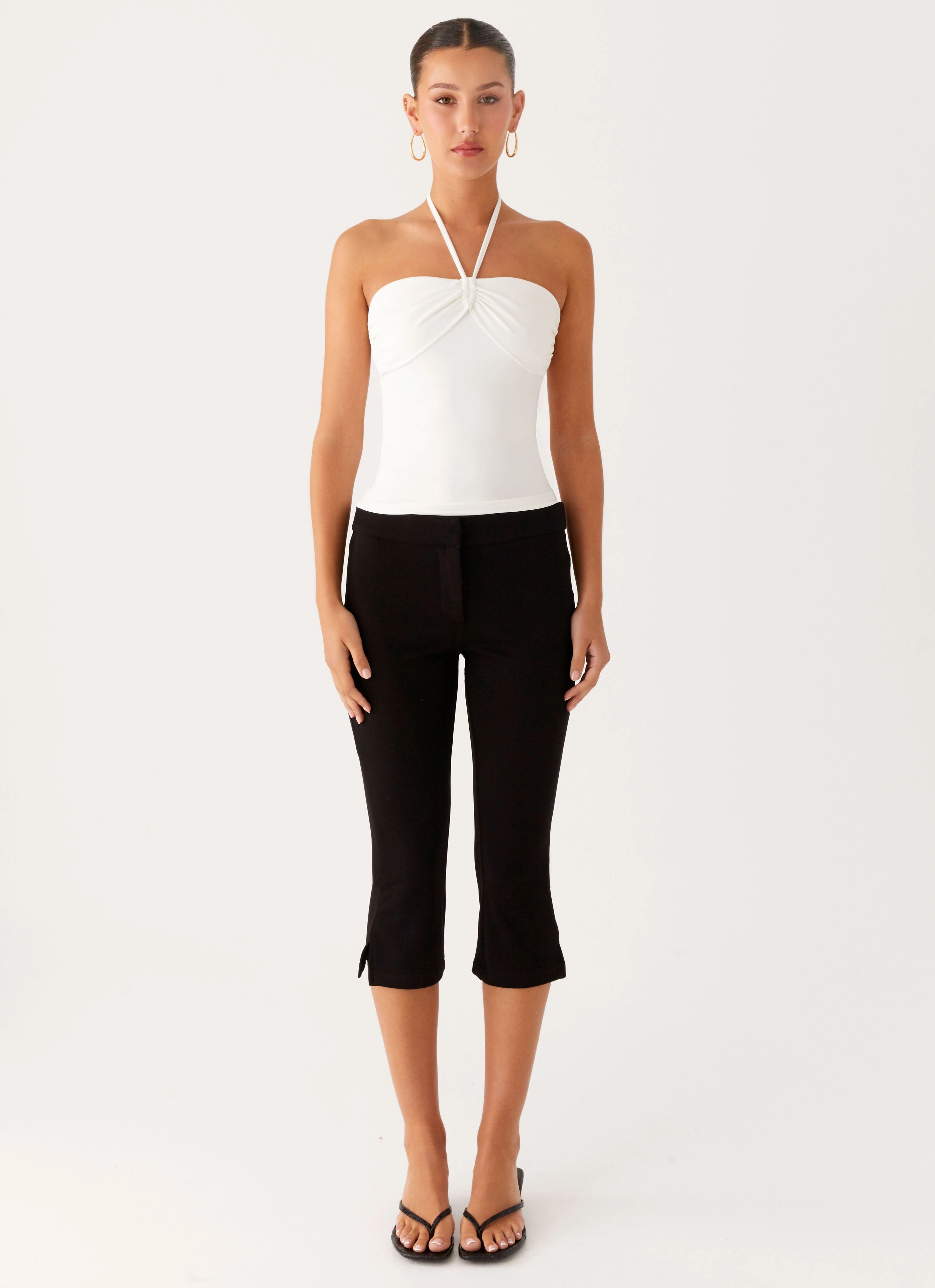 Good Thing Halter Top - White NonRestrictive
