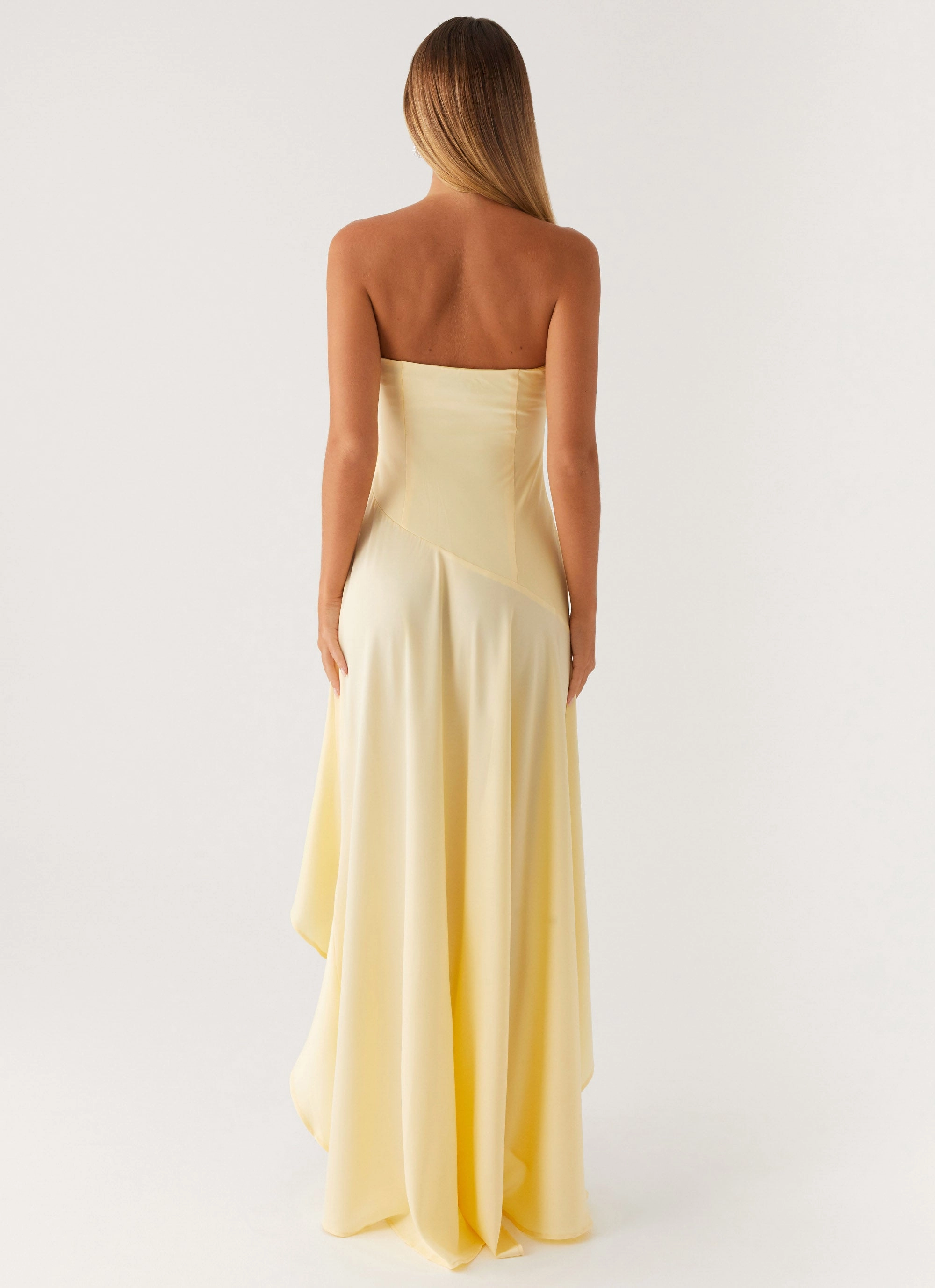 Fine Texture Bodie Maxi Dress - Pastel Yellow