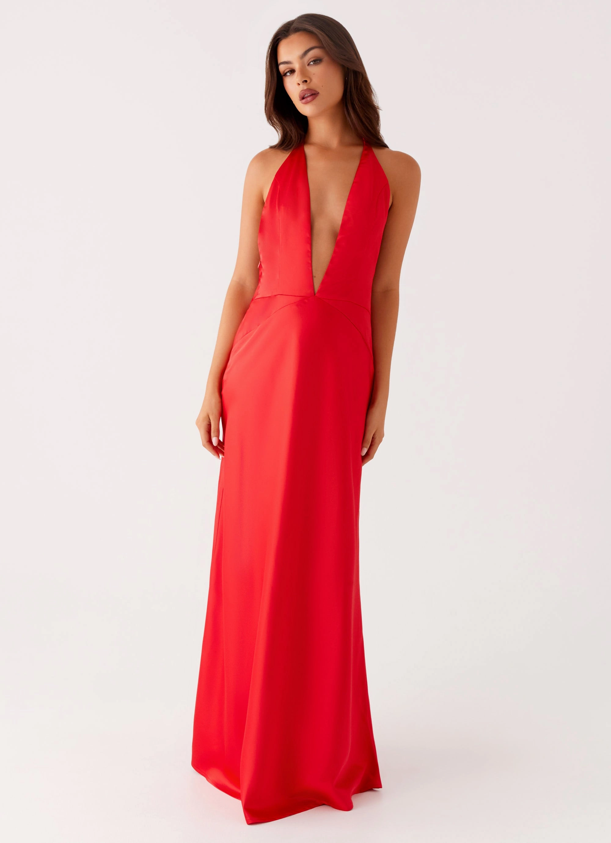 Versatile Comfort Idol Maxi Dress - Red