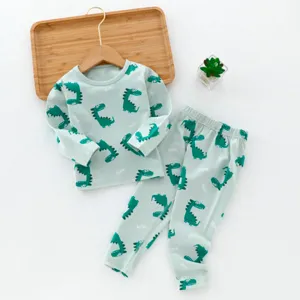 Green Dino 2 piece Pajama set