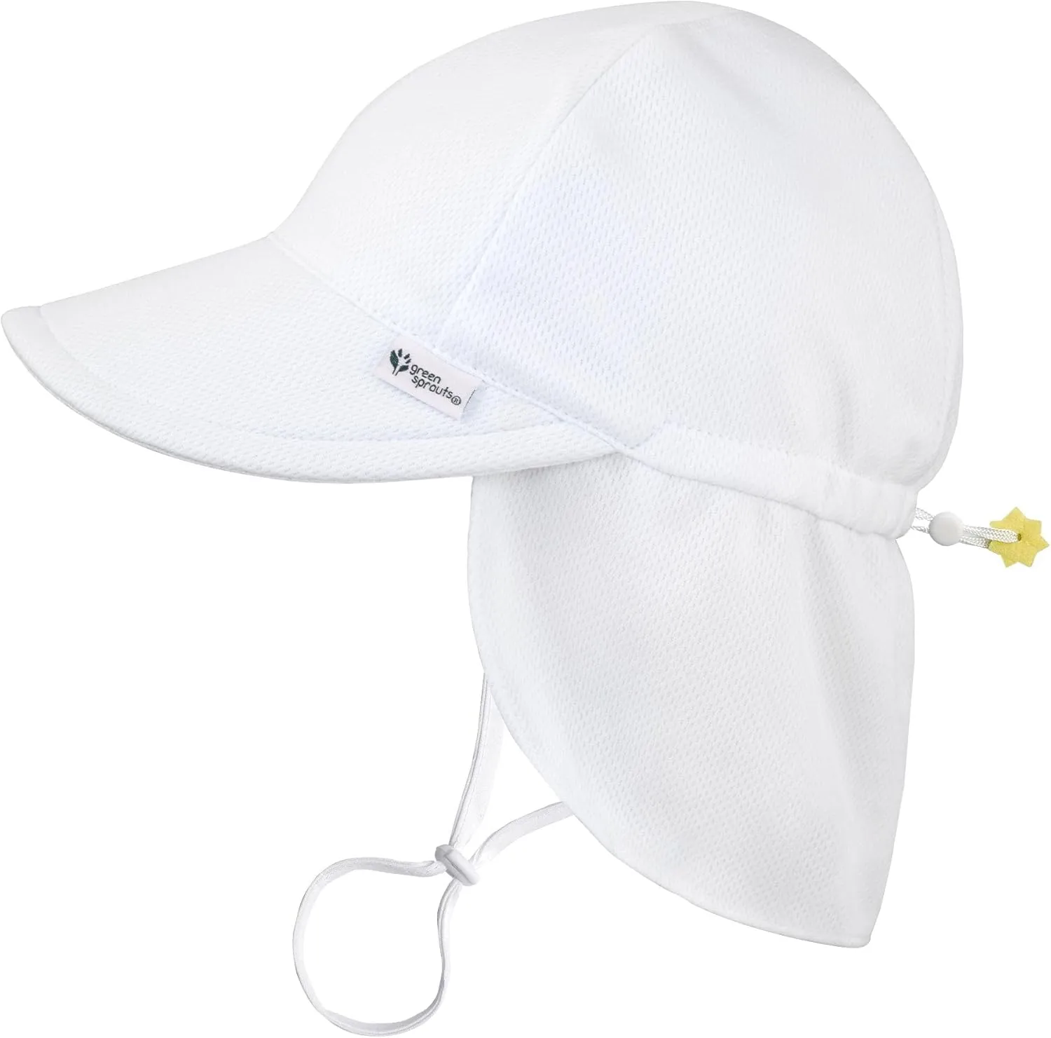 Green Sprouts Baby Girls' Breathable Flap Hat