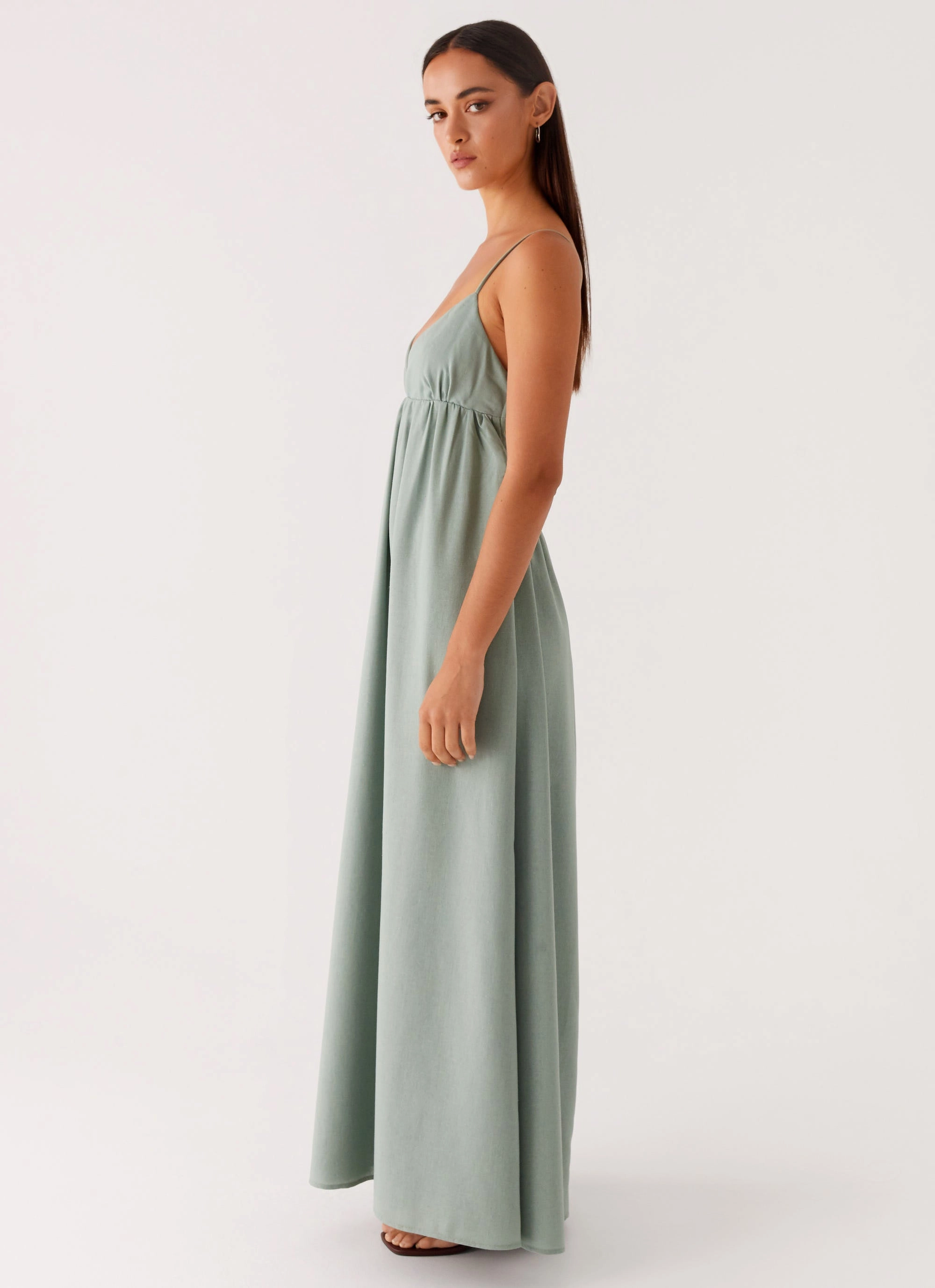 Simple Elegance Refined Simplicity Greer Maxi Dress - Sage
