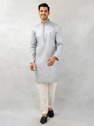 Grey  Kurta Pajama | TULA
