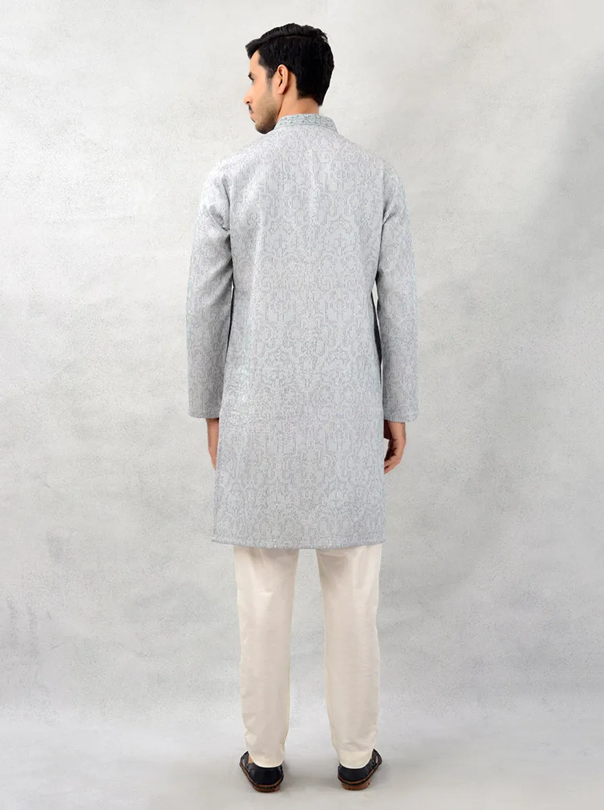 Grey  Kurta Pajama | TULA