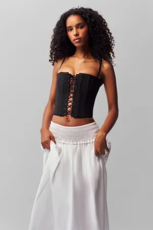QuickRelease Fastener SecurePockets Cotton Scallop Corset