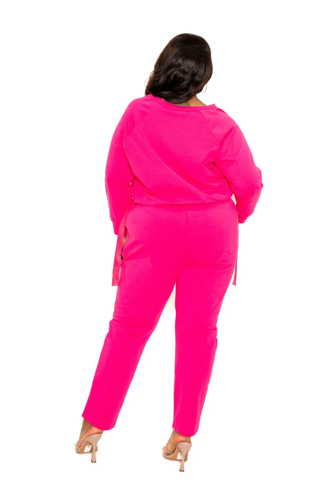 Grommet Detail Lounge Sets Voluptuous ( ) Plus Size -3 colors- Ships from The US