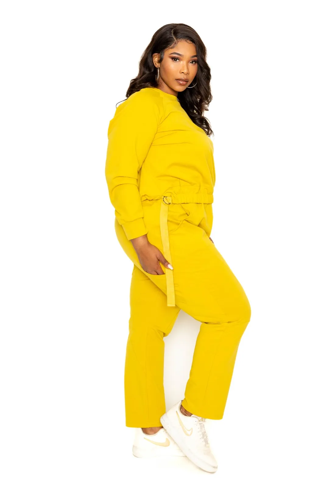 Grommet Detail Lounge Sets Voluptuous ( ) Plus Size -3 colors- Ships from The US