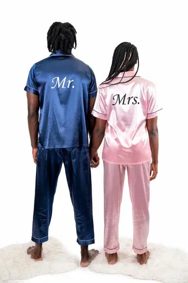 Groom Satin Pajamas Bachelor Party Satin Men's Pajmas - Short   Long