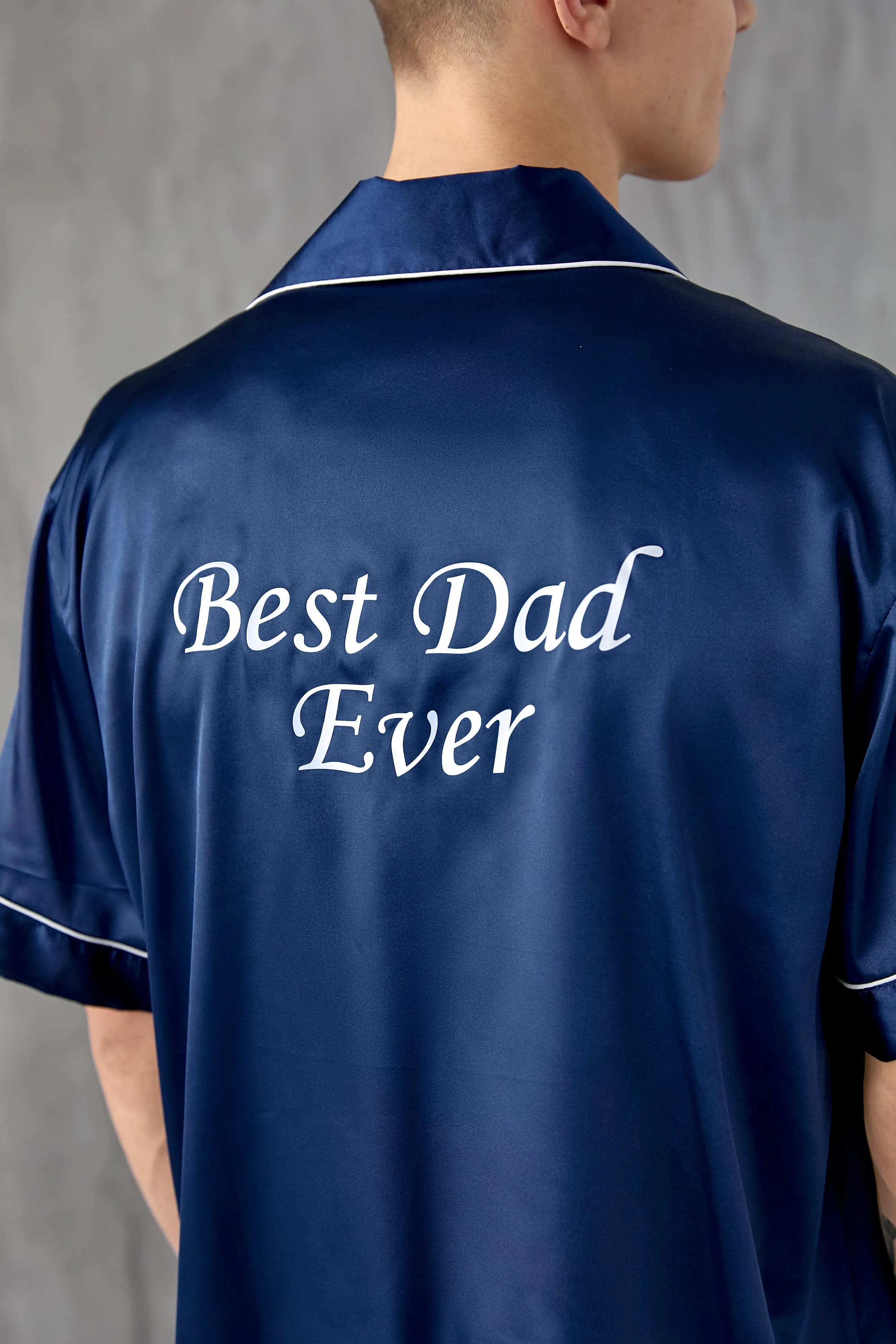 Groom Satin Pajamas Bachelor Party Satin Men's Pajmas - Short   Long