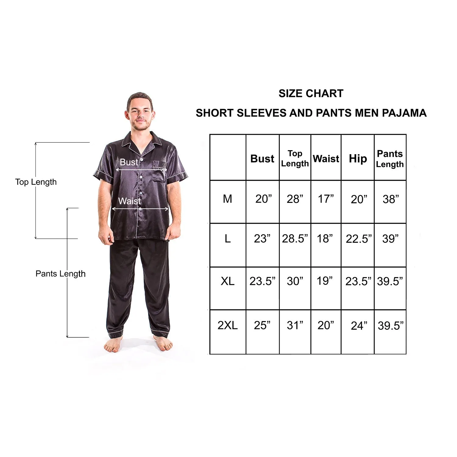 Groom Satin Pajamas Bachelor Party Satin Men's Pajmas - Short   Long