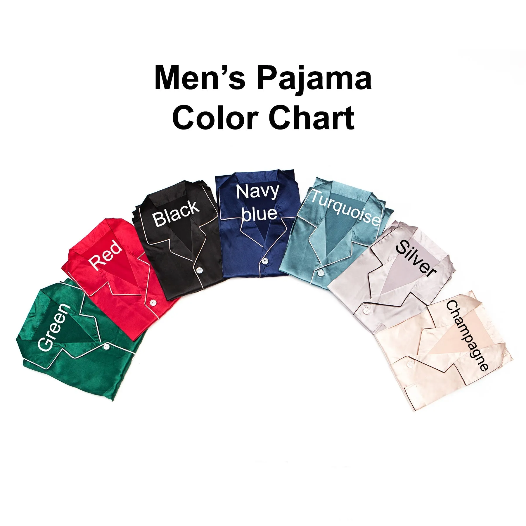Groom Satin Pajamas Bachelor Party Satin Men's Pajmas - Short   Long